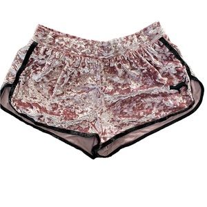 VICTORIA’S SECRET PINK Crushed Pink Velvet Sleep Shorts Size XS